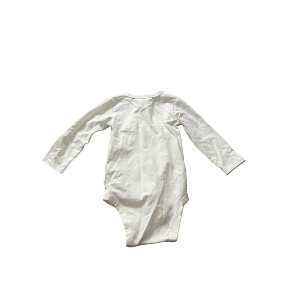 Firsts off white long sleeve bodysuit 12 months - Picture 2 of 4